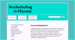 Desktop Screenshot of hochschultag-muenster.de