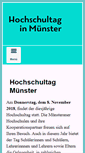 Mobile Screenshot of hochschultag-muenster.de